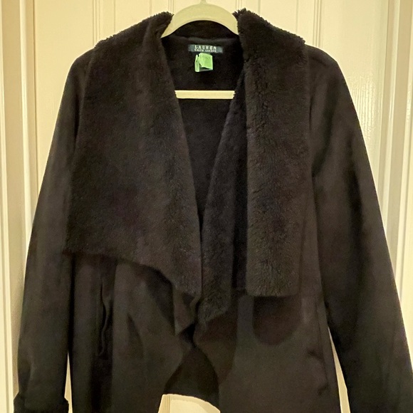 Ralph Lauren faux suede and Sherpa jacket L - Picture 4 of 4